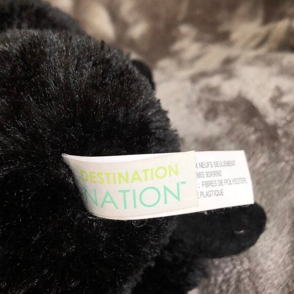 Destination Nation Gorilla Plush Toy Bean Bottom Black Ape Stuffed Animal Monkey - Picture 9 of 10